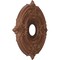 Ekena Millwork Attica PVC Medallion (Canopies up to 5 5/8"), 16"OD x 3 1/2"ID x 1"P, Universal Aged Metallic Rust CMP16ATDRU - alternate 5